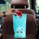 Self-Adhesive Car Waste Bins Trash Garbage Bag Vehicle Back Seat Headrest Litter