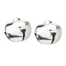 2x Large 1" Stainless Steel Jingle Bells Pet Dog Cat
