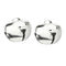 2x Large 1" Stainless Steel Jingle Bells Pet Dog Cat