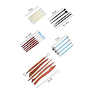 Polymer Clay Tools 24pcs Modeling Clay Sculpting Tools 5pcs Wooden Dotting