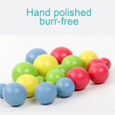 Wood Children Math Toys Kids Early Educational Toys Clip Beads Multi-Functi S8J9