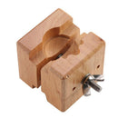 Professional Wooden Watch Case Block Vise Clamp Movement Watch Repair Tool