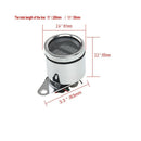 2Pieces Portable Universal Motorcycle 2-in-1 Tachometer Odometer With