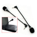 New 2x Mini Flexible Microphone Mic for PC Laptop Notebook Laptop Skype Gift