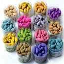 50 Piece Natural Backflow Buddha Cone Incense Indoor Pagoda Jasmine Tower S G6V2