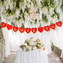 Wooden Hollowed I LOVE YOU Wedding Pendant Festival Party Hanging Ornaments