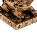 2Pcs/Pack Piyao Statue Fengshui Golden Chi Lin Statue Charm Fengshui for