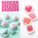 Chocolate Cake Silicone Fondant Mould Jewelry Gemstones Baking Molds Kitchen Pro