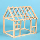 Log Cabin Unfinished Wood Cabin Kids Children Educational Toys Kids Play Fun