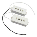4 String Bass Humbucker Double Coil Pickup White for Bass Guitar, Easy to
