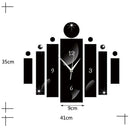 New Acrylic Technology Digital Wall Clock Mirror Living Room Quiet Clock