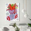 5D DIY Special Shaped Diamond Painting Christmas Socks Embroidery Kit Decor