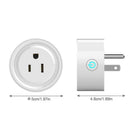 2 Pcs WIFI Smart Plug US Plug Smart Timing Socket Wireless Outlet Switch Remote