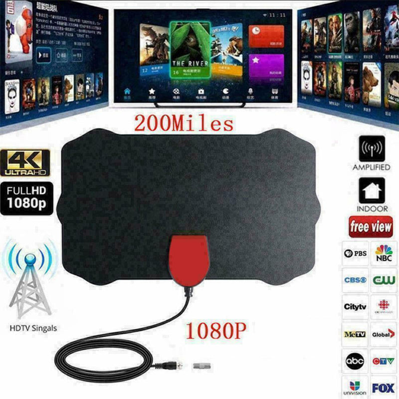 Antenna Digital HD Skywire-4K 200 Mile Range Antena-Digital Indoor HD 1080P Favo