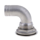 Mirror Polished Boat Plumbing Fitting - Deck Drain Scupper - 316 Stainless Steel
