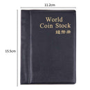 120 Slots Coin Penny Collecting Holder Pockets Storage Folder Album Book Sle A