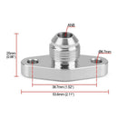 Billet Alumimum Turbo Oil Return Flange 8 an for KKK K03 K04 Hitachi HT12