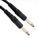 10FT 6.35mm Guitar AMP Instrument Patch Straight JACK Male Lead Cable Cord  FT
