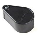 10X 30mm Double Open Folding Portable Jewelry Optical Glass Loupe Magnifier