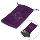 Special Velvet Tarot Card Set Storage Bag Six-Pointed Star Pattern  M&