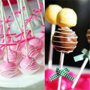 100pcs  Food Sucker Sticks Chocolate Cake Lolli Sweet Candy Mold 15cm Ed J&kJC3C