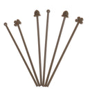6pcs/set Long Handle Stir Stick Coffee Soup Drink Dessert Juice Silicone St a Gw