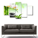 5 Panels Large Canvas Pictures Wall Art Prints Hanging Poster Orchid Stone S