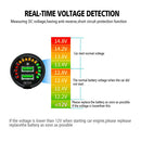 Car Boat Motorcycle Dual QC 3.0 USB Charger Socket with Voltmeter + Wires