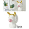 5pcs Cute Girl Blowing Bubbles Vinyl Succulent Planters Small Cactus Pot