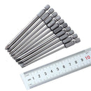 10pcs/set S2 Steel Slotted Phillips Head Batch Electric Screwdriver Bits