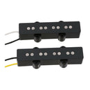 Alnico Bass Humbucker Double Coil Pickup Black for Bass Guitar, Easy to Install