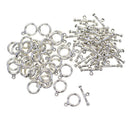 50x Necklace Bracelets Design And Repair Findings OT Toggles Clasp DIY Craft
