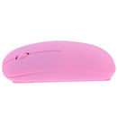 2.4GHz 1,000DPI Ultra-thin 3-Button Wireless Photoelectric Mouse (Pink)