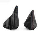 Car handbrake leather hand brake cover Gear Shift Knob dust cover for BMW E36 f