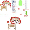 DIY Lion Diamond Painting Luminous Switch Stickers Outlet Wall Decals Decor