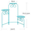 Sweetgo Baby Blue Ladder Stand Fold Able Dessert Decorating Tools For Cooki