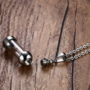 2pcs Vial Necklace Glass Vials Mini Glass Bottles Necklace Pendants for Jewelry