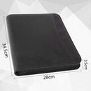 Vegan Leather Folder Zippered Closure Portfolio for Business IPad/Table and G6P6