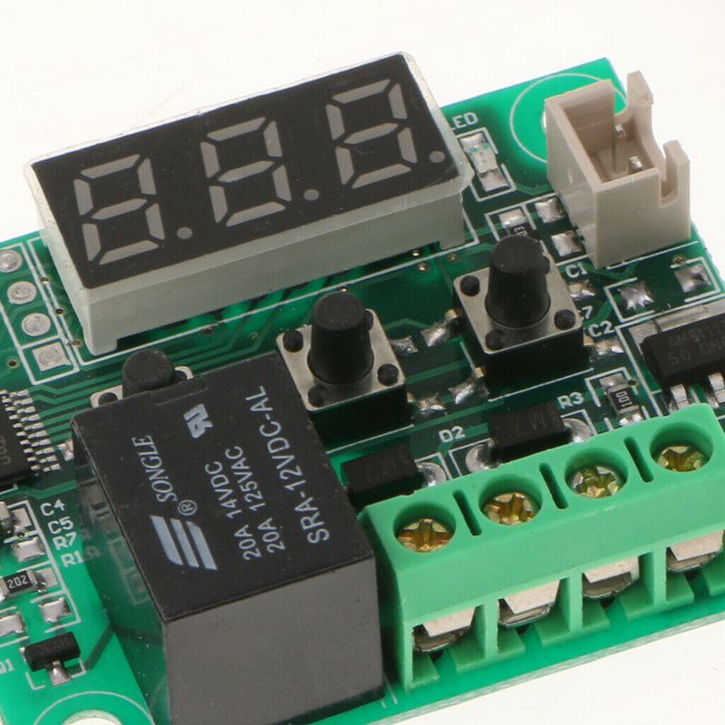 -50-110 degree Red 12V Digital Thermostat Temp Display Control Sensor Module