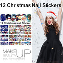 DIY Nail Art Water Transfer Stickers 12 Designs Charm Colorful Nail Wraps Kit
