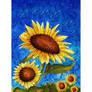 Vibrant Flower Diamond Painting DIY Full Round Drill 5D Needlework (B2428) A