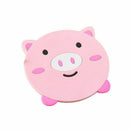 5X(Cute Animal Silicone Coffee Placemat Button Coaster Cup Mat Glass Cup B X6G5)