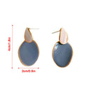 Enamel Retro Irregular Geometric Dangle Drop Earrings Women Girl Jewelry GifFT