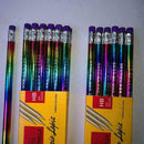 12 pcs Rainbow Pencil With Eraser Rainbow K1L7 Y6P2