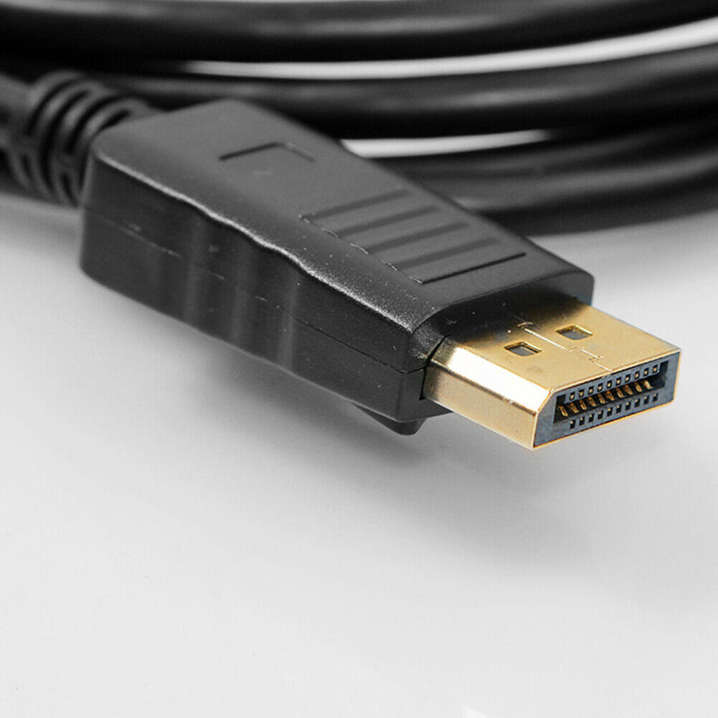 Mini DisplayPort DP to DisplayPort DP 1.2 Cable Male to Male Black 6Ft