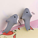 1X Women's Cute Polymer Clay Shark Animal Stud Earrings Ear Stud jewelry MO