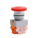 4Pcs Self-Locking Emergency Stop Mushroom Push Button Switch Red LAY37-01ZS