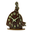 Cartoon Princess Alarm Clock Desk Night Light Wake Up Table Clock Kids Gift