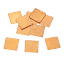 15x15x1.2mm Copper Thermal Pad for CPU GPU Heatsink Radiator Accessory Kit, Set