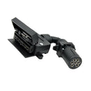 7-Pin Plug Adaptor Round Female to Flat Female Trailer Boat Connector